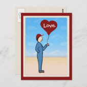 Liebe Bereitstellung individuell anpassbarer Postk Postkarte (Vorne/Hinten)