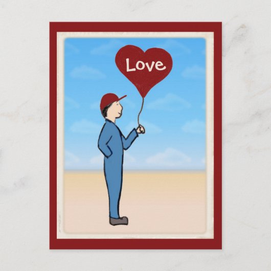 Liebe Bereitstellung individuell anpassbarer Postk Postkarte (Vorderseite)