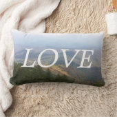 Liebe Bergsicht Inspirationskissen Lendenkissen (Decke)