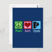 Liebe Bergsteigen Postkarte (Vorne/Hinten)