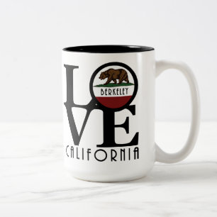 LIEBE Berkeley California 15oz Zweifarbige Tasse