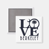 LIEBE Berkeley SC Magnet (Vorderseite/Rückseite)