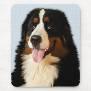 Liebe Berner Sennenhund Welpe Mauspad Gemalt