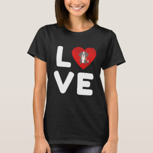 LIEBE Bernese Gebirgshundeniedliche T-Shirt