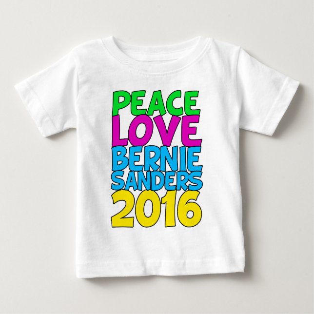 Liebe Bernie Sanders 2016 Baby T-shirt (Vorderseite)