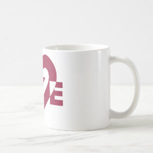 Liebe Berry Lila Kaffeetasse