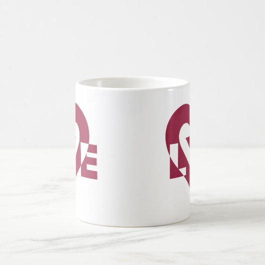 Liebe Berry Lila Kaffeetasse (Mittel)