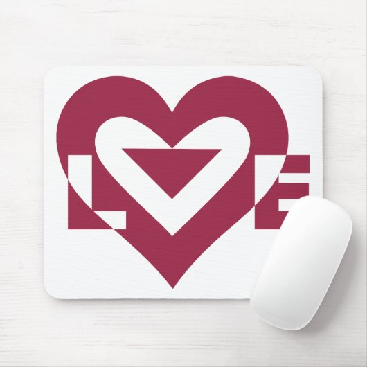 Liebe Berry Lila Mousepad (Mit Mouse)