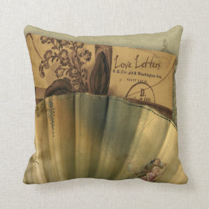 Liebe beschriftet Valentine Kissen