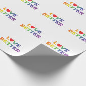 Liebe besser geschenkpapier (Ecke)
