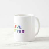 Liebe besser kaffeetasse (VorderseiteRechts)