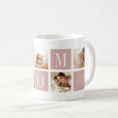Liebe beste Mutter überhaupt Fotocollage Geschenk Kaffeetasse (VorderseiteRechts)