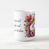Liebe besteht aus einem Single-Soul Kaffeetasse (Mittel)