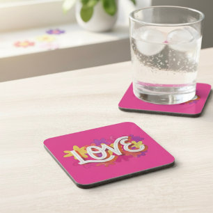 LIEBE Beverage Coaster Getränkeuntersetzer