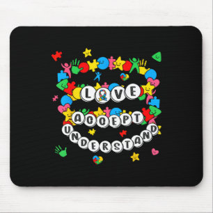 Liebe Bewusstsein Verständnis Autismus Autismus ak Mousepad