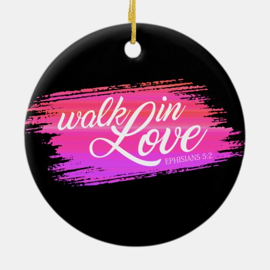 Liebe Bibelangebot Valentine | Ornament (Hinten)