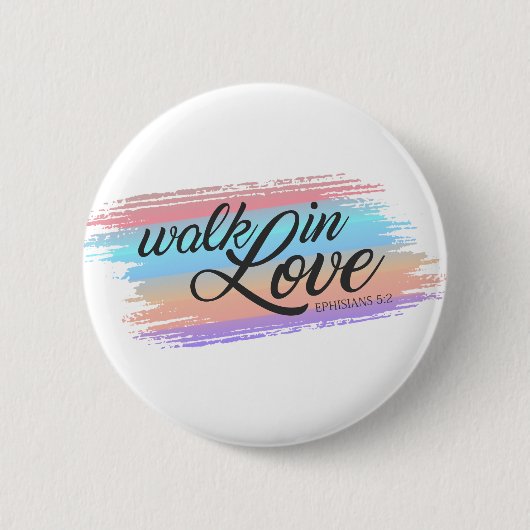 Liebe Bibelangebot Valentine | Schaltfläche Button (Vorderseite)