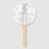 Liebe Bible Scripture Verse Ephesians 4:2 Marmor Fächer (Rückseite)