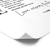 Liebe Bible Verliebte Kunst Poster (Ecke)