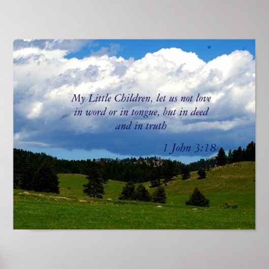 Liebe Bible Verse Poster (Vorne)