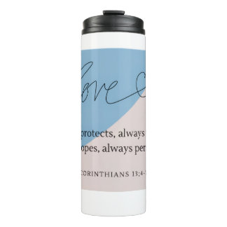 Liebe Bible Verse Thermosbecher