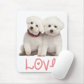 Liebe Bichon Frise Welpe Hund Computer Mousepad (Mit Mouse)