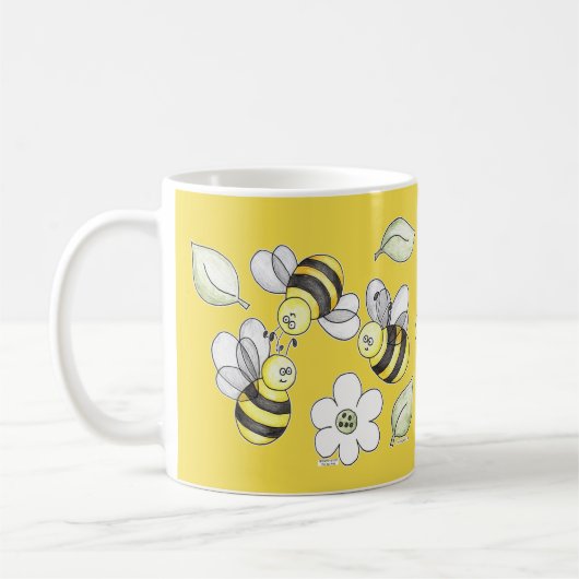Liebe-Bienen! Kaffeetasse (Links)