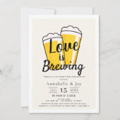 Liebe Bierbrauer GRILLEN Probe Dinner Einladung (Vorderseite)