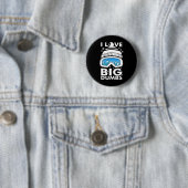 Liebe Big Dumps Snowboard Ski Goggles Snowboarder Button (Beispiel)