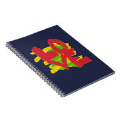 Liebe Big Painted Letters Word Notebook Notizblock (Rechte Seite)