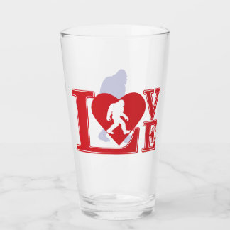 Liebe Bigfoot Glas