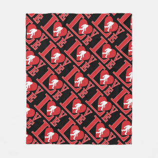 Liebe Bigfoot, I Liebe Bigfoot Fleecedecke