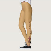 Liebe-Bigfoot-Mode Bigfoots gehende Sasquatch I Leggings (Links)