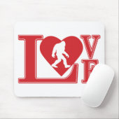 Liebe Bigfoot Mousepad (Mit Mouse)