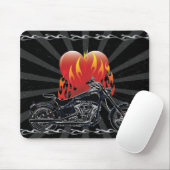 Liebe Biker Mousepad (Mit Mouse)