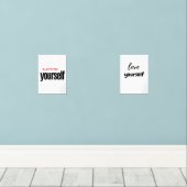 Liebe Bilderwand Sets (Holzboden)