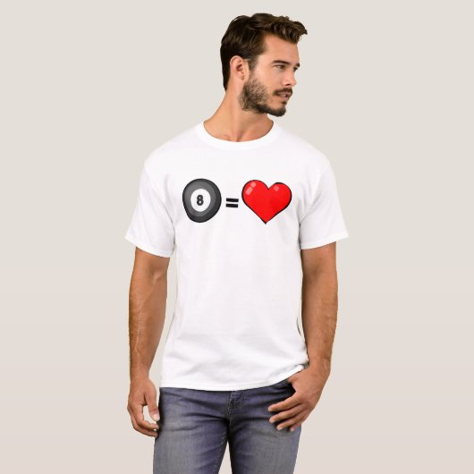 Liebe Billiard T-Shirt (Vorne ganz)