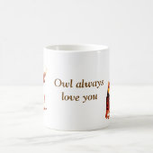 Liebe Bird Art Tawny Owls Kaffeetasse (Mittel)