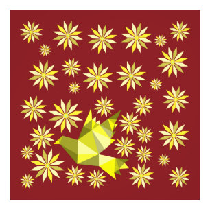 LIEBE BIRD MIT BLUME GIFT SONDERTAG, GEBURTSTAG FOTODRUCK