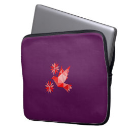LIEBE BIRD MIT BLUME GIFT SONDERTAG, GEBURTSTAG LAPTOPSCHUTZHÜLLE