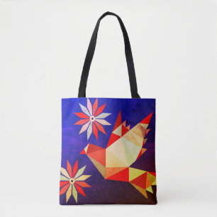 LIEBE BIRD MIT BLUME GIFT SONDERTAG, GEBURTSTAG TASCHE