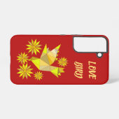 LIEBE BIRD SAMSUNG GALAXY HÜLLE (Rückseite (Horizontal))