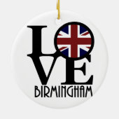 LIEBE Birmingham England Keramik Ornament (Hinten)