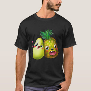 Liebe Birne und Ananas T-Shirt