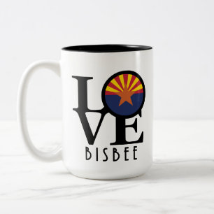 LIEBE Bisbee Arizona 15oz Zweifarbige Tasse