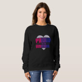 Liebe Bisexual Gay Lesbian Relation Sweatshirt (Vorne ganz)