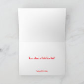 Liebe-Biss Feiertagskarte (Innenseite)