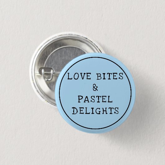 Liebe Bites Pastel Goth Button (Vorne & Hinten)