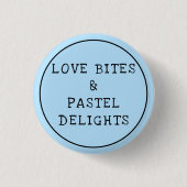 Liebe Bites Pastel Goth Button (Vorderseite)