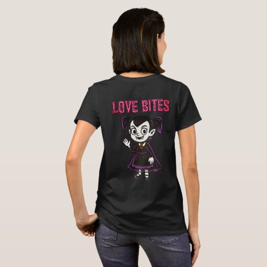 Liebe Bites - Vampire Girl - 2 T-Shirt (Schwarz voll)